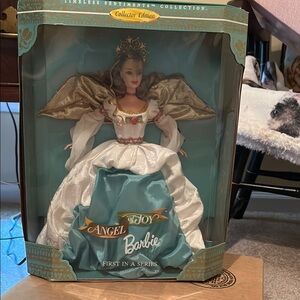 Barbie White and Blue Collector Doll with Accessories